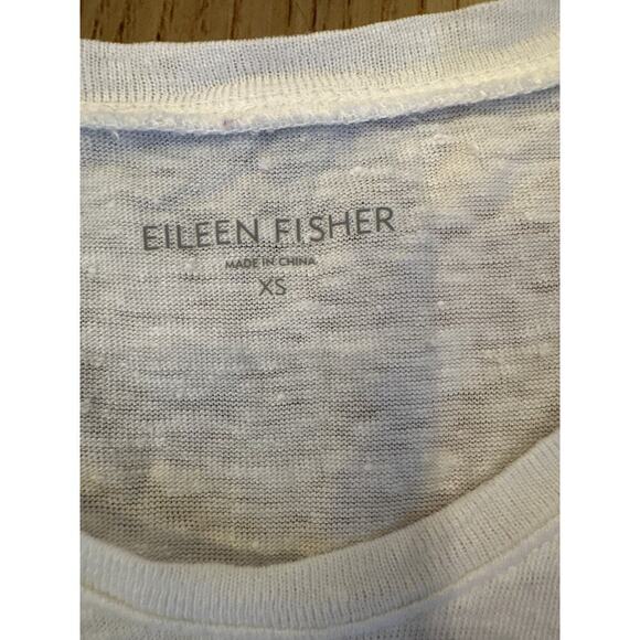 Eileen Fisher Asymmetrical Tank top White Womens Xsmall - Picture 3 of 4